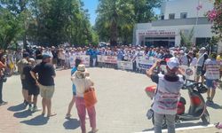 Bodrum’da Doktora Şiddet Protesto Edildi