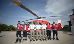 Çanakkale ve çevre illere hizmet verecek helikopter ambulans göreve başladı