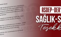 ASDEP-DER’den Sağlık-Sen'e Teşekkür