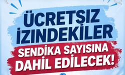 Sendika üye sayılarının tespitinde önemli bir değişikliğe gidildi.