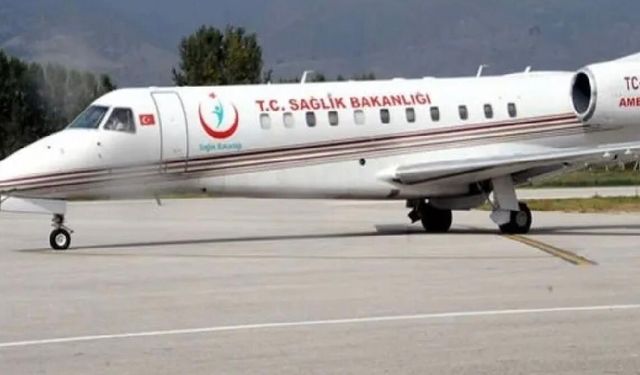 Şırnak'ta 13 yaşındaki hasta çocuk, ambulans uçakla Ankara'ya sevk edildi