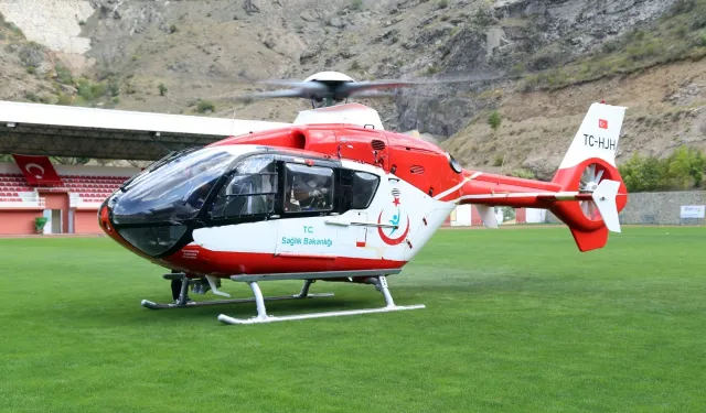 Ambulans Helikopter Bir Günlük Bebek İçin Havalandı