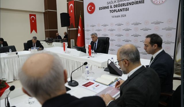 Sağlık Bakanı Memişoğlu, Edirne'de randevu sistemiyle ilgili konuştu