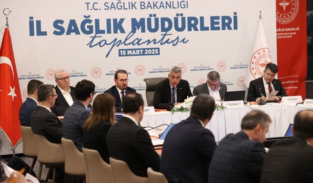 Sağlık Bakanı Sağlık Müdürleri İle Toplantı Gerçekleştirdi