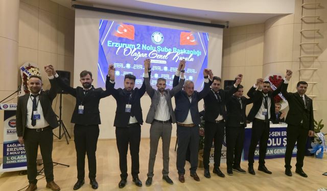 Erzurum Üniversite Şube’nin 1. Olağan Genel Kurulu Yapıldı