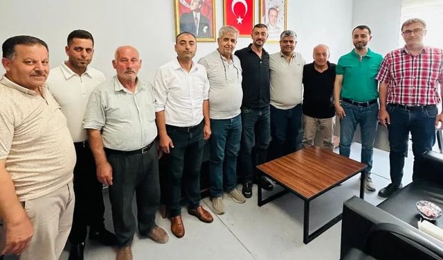 Muhtarlardan Hastane Müdür Yardımcısına Destek ve Teşekkür Ziyareti