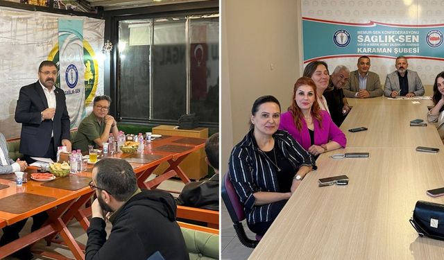 Sağlık-Sen Genel Merkez Yönetimi Sahada