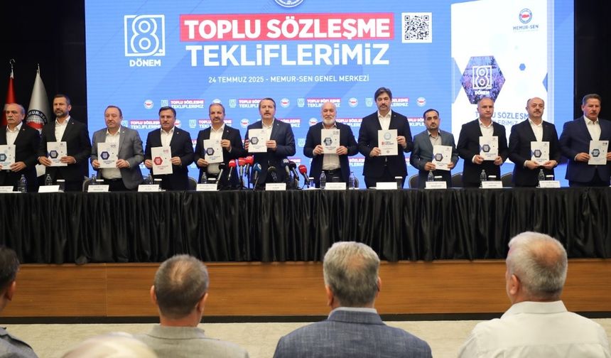 Memur-Sen 8. Dönem Toplu Sözleşme Taleplerini Açıkladı