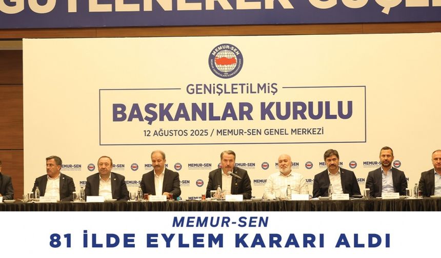 Memur Sen 81 İlde Eylem Kararı Aldı