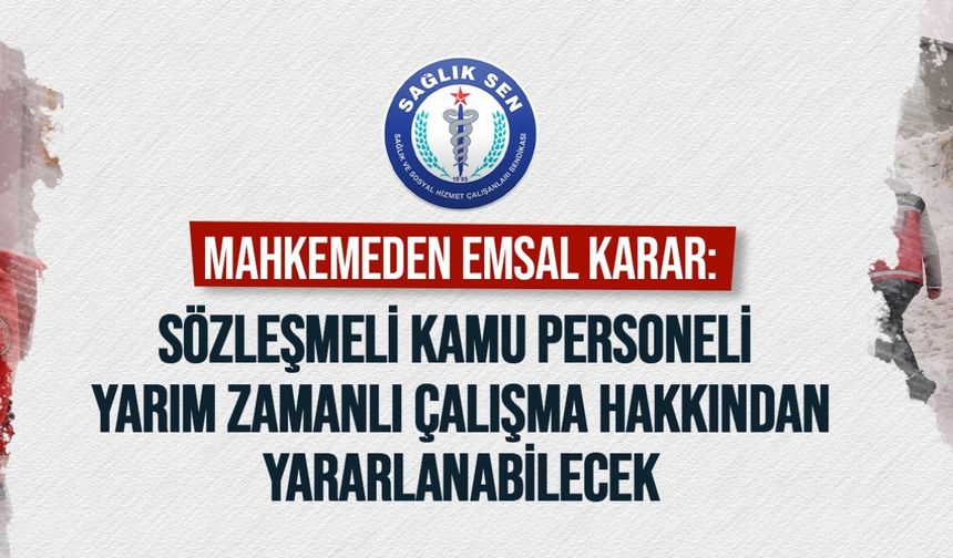 Mahkemeden Emsal Karar